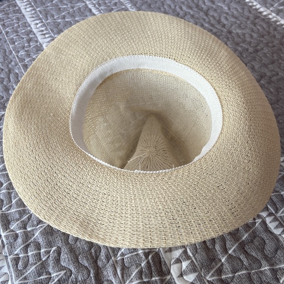 Woven Cowboy Hat with Brown Braid - Picture 3 of 3